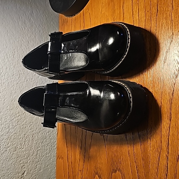 Black madden girl platform mary janes - Picture 2 of 4